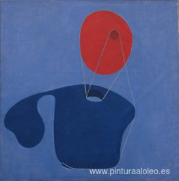 Cabeza roja, cuerpo azul. Cabeza roja, cuerpo azul.