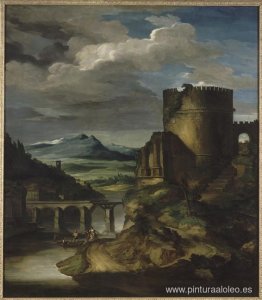 Paisaje clásico: mañana Paisaje clásico: mañana