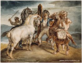 El mercado de caballos El mercado de caballos