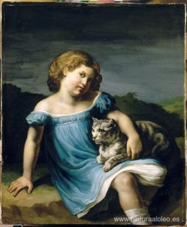 Retrato de Louise Vernet cuando era niña Retrato de Louise Vernet cuando era niña