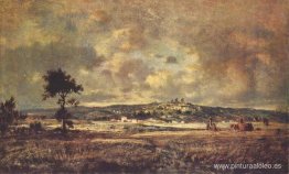 Vista de la llanura de Montmartre X efecto de la tormenta Vista de la llanura de Montmartre X efecto de la tormenta