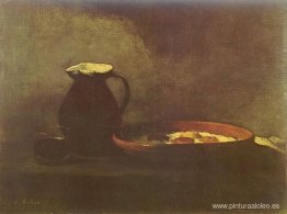 Bodegón con huevos fritos Bodegón con huevos fritos