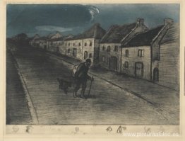 Chemineau Traversant Un Village Endormi -1902- -C 69- -2do estad Chemineau Traversant Un Village Endormi -1902- -C 69- -2do estad