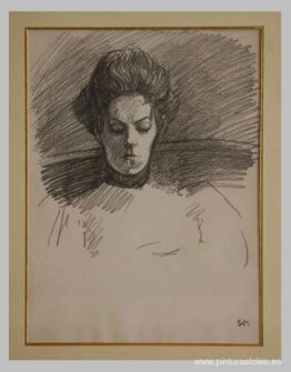 Retrato de Madame Steinlen Retrato de Madame Steinlen