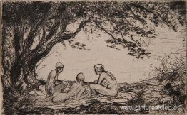 Las tres baigneuses Las tres baigneuses