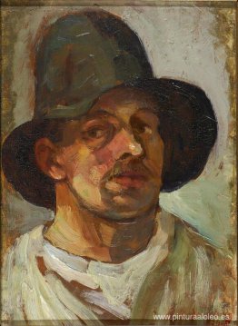 Autorretrato con sombrero Autorretrato con sombrero