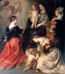 Theodoor Flandes y Brabante honran a María Theodoor Flandes y Brabante honran a María