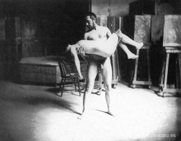 Thomas Eakins cargando a una mujer Thomas Eakins cargando a una mujer