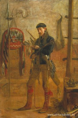 Retrato de Frank Hamilton Cushing Retrato de Frank Hamilton Cushing