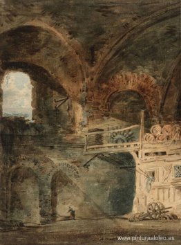 Las ruinas de los baños del emperador Julián, Hôtel de Cluny, Pa Las ruinas de los baños del emperador Julián, Hôtel de Cluny, Pa