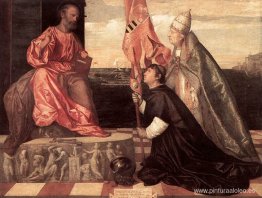 El Papa Alejandro IV presenta a Jacopo Pesaro a San Pedro El Papa Alejandro IV presenta a Jacopo Pesaro a San Pedro