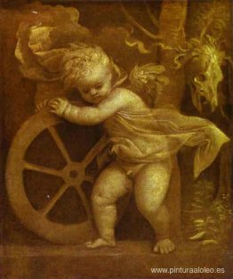Cupido con la Rueda de la Fortuna Cupido con la Rueda de la Fortuna