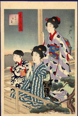 Viendo desde un balcón Viendo desde un balcón