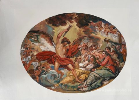 Este motivo, pintado a mano por nosotros