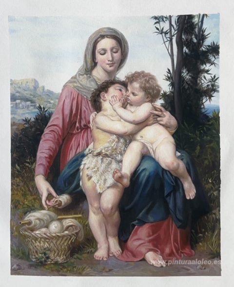 Este motivo, pintado a mano por nosotros