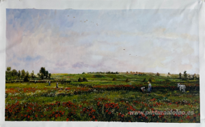 Campos en el mes de junio.