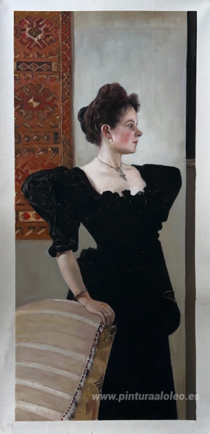 Retrato de María Breunig