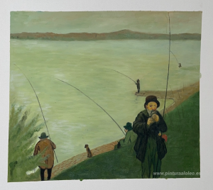 Pescadores en el Rin