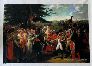 Napoleón recibe las llaves de Viena