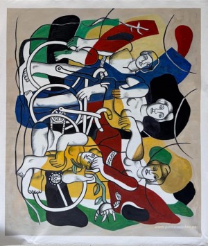 Los cuatro ciclistas