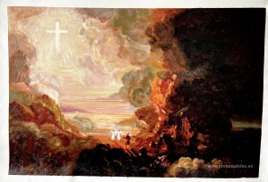 El Peregrino de la Cruz al final de su viaje (parte de la serie 