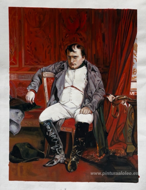 Napoleón Bonaparte abdicó en Fontainebleau