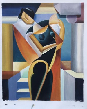 Mujer con abanico II 