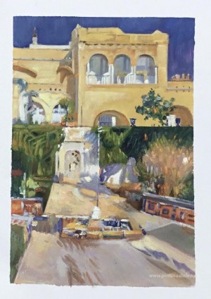 Sol de tarde en el Alcázar de Sevilla