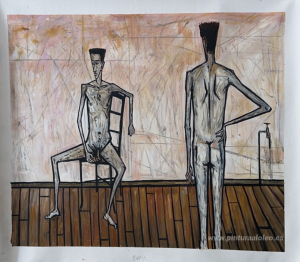 Dos hombres desnudos