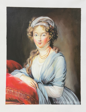 Retrato de la emperatriz Elisabeth Alexeievna de Rusia