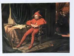 Stańczyk durante un baile en la corte de la reina