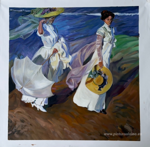 Paseando por la Orilla del Mar