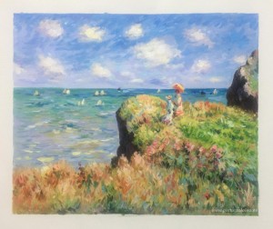 Paseo por el acantilado en Pourville