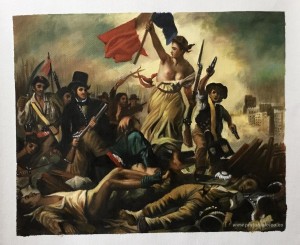 La libertad guiando al pueblo 