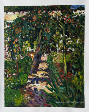 Un árbol en el jardín