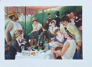 El almuerzo del grupo de navegación