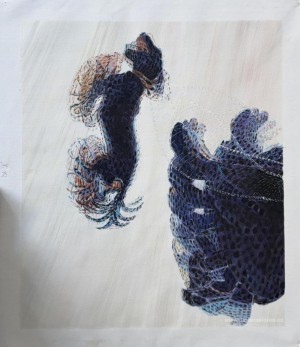 Dinamismo de un perro con correa