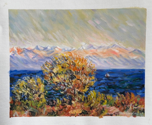 En Cap d'Antibes, viento mistral