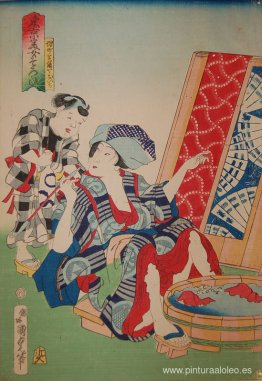 Oichi de la serie Bellezas de Tokio Oichi de la serie Bellezas de Tokio