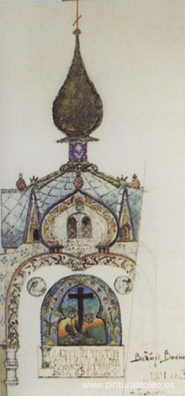 Capilla sobre la tumba de Alexander Mamontov en Abramtsevo Capilla sobre la tumba de Alexander Mamontov en Abramtsevo