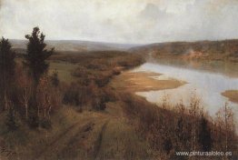 Pasando frío. Otoño en el río Oka cerca de Tarusa. Pasando frío. Otoño en el río Oka cerca de Tarusa.