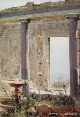 Las ruinas del palacio en Palestina Las ruinas del palacio en Palestina