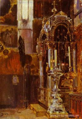 El Santuario del Metropolitano Iona en la Catedral Uspensky El Santuario del Metropolitano Iona en la Catedral Uspensky