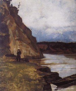 Paisaje con figura de hermano. Paisaje con figura de hermano.