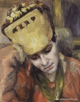 Retrato de mujer joven con kokoshnik Retrato de mujer joven con kokoshnik