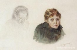 cabeza de niña cabeza de niña