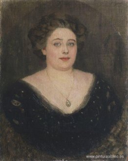 Retrato de M. Velichkina, de soltera baronesa von Klodt Yurgensb Retrato de M. Velichkina, de soltera baronesa von Klodt Yurgensb