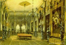Salón de los Caballeros en el Palacio Verkiai, Vilnius, Lituania Salón de los Caballeros en el Palacio Verkiai, Vilnius, Lituania