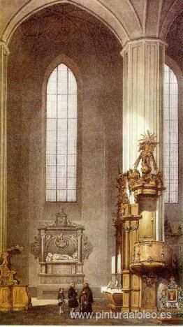 Interior de la Iglesia Bernardina en Vilnius, Lituania Interior de la Iglesia Bernardina en Vilnius, Lituania