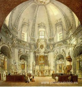 Interior de la Iglesia Trinitaria en Vilnius, Lituania Interior de la Iglesia Trinitaria en Vilnius, Lituania